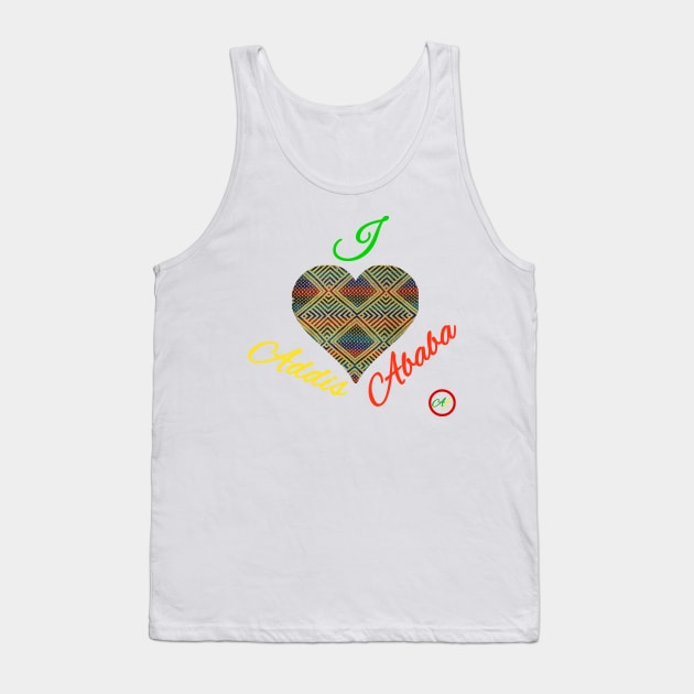 I love Addis Ababa Tank Top by Abelfashion